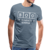 Boo The Element of Surprise Men's Premium T-Shirt - steel blue