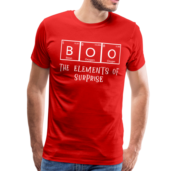 Boo The Element of Surprise Men's Premium T-Shirt - red