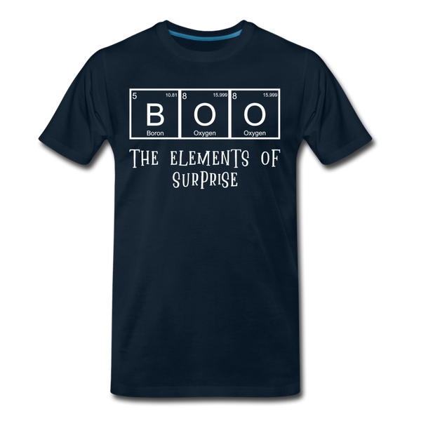 Boo The Element of Surprise Men's Premium T-Shirt - deep navy