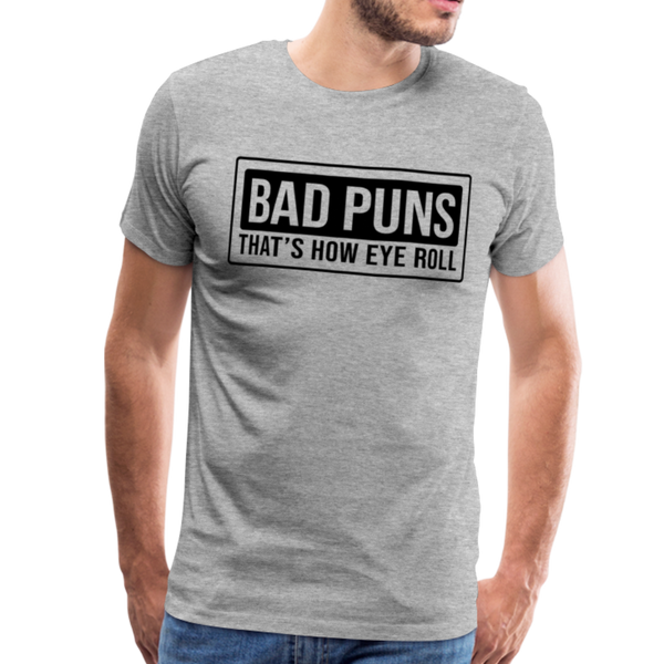 Bad Puns That's How Eye Roll Premium T-Shirt - heather gray