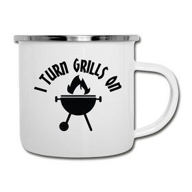 I Turn Grills On Funny BBQ Camper Mug