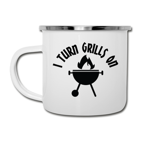 I Turn Grills On Funny BBQ Camper Mug