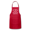 Funny Don't Rush Me I'm Waiting for the Last Minute Adjustable Apron