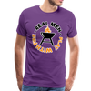 Real Men Play with Fire Funny BBQ Men's Premium T-Shirt - purple