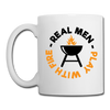 Real Men Play with Fire Funny BBQ Coffee/Tea Mug