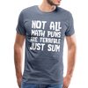 Not All Math Puns Are Terrible Just Sum Men's Premium T-Shirt