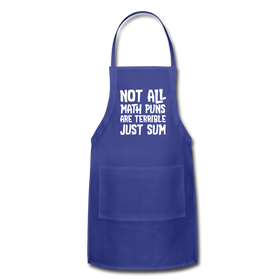 Not All Math Puns Are Terrible Just Sum Adjustable Apron