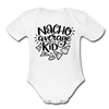 Nacho Average Kid Funny Organic Short Sleeve Baby Bodysuit