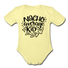 Nacho Average Kid Funny Organic Short Sleeve Baby Bodysuit