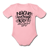 Nacho Average Kid Funny Organic Short Sleeve Baby Bodysuit