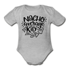Nacho Average Kid Funny Organic Short Sleeve Baby Bodysuit
