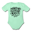 Nacho Average Kid Funny Organic Short Sleeve Baby Bodysuit