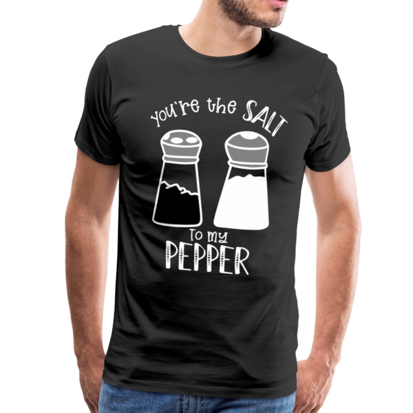 You're the Salt to my Pepper Funny Love Men's Premium T-Shirt - black