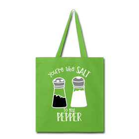 You're the Salt to my Pepper Funny Love Tote Bag