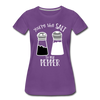 You're the Salt to my Pepper Funny Love Women’s Premium T-Shirt - purple