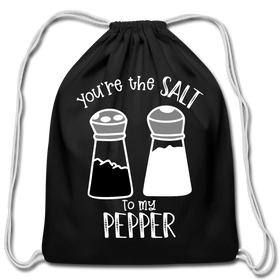 You're the Salt to my Pepper Funny Love Cotton Drawstring Bag