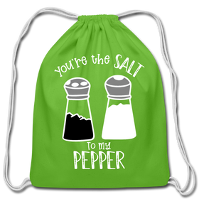 You're the Salt to my Pepper Funny Love Cotton Drawstring Bag