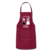 You're the Salt to my Pepper Funny Love Adjustable Apron - burgundy