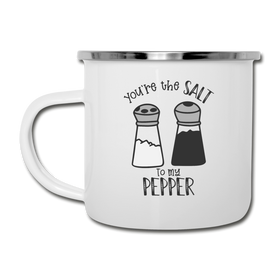 You're the Salt to my Pepper Funny Love Camper Mug