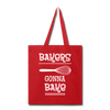 Bakers Gonna Bake Funny Cooking Tote Bag - red