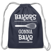 Bakers Gonna Bake Funny Cooking Cotton Drawstring Bag