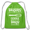 Bakers Gonna Bake Funny Cooking Cotton Drawstring Bag