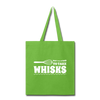 Don't be Afraid to Take Whisks Tote Bag - lime green