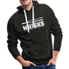 Don't be Afraid to Take Whisks Funny Men’s Premium Hoodie - charcoal gray