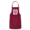 This Guy Rubs His Meat Funny BBQ Adjustable Apron