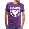Bearded for Her Pleasure Funny Men's Premium T-Shirt - purple
