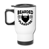 Bearded for Her Pleasure Funny Travel Mug