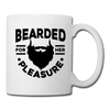 Bearded for Her Pleasure Funny Coffee/Tea Mug - white