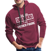 You Say Dad Bod I Say Father Figure Funny Fathers Day Men’s Premium Hoodie - burgundy