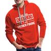 You Say Dad Bod I Say Father Figure Funny Fathers Day Men’s Premium Hoodie - red