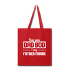 You Say Dad Bod I Say Father Figure Funny Fathers Day Tote Bag