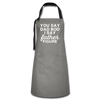 You Say Dad Bod I Say Father Figure Funny Fathers Day Artisan Apron - gray/black