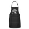 I Told a Chemistry Joke There was No Reacton Science Joke Adjustable Apron - black