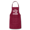 I Told a Chemistry Joke There was No Reacton Science Joke Adjustable Apron - burgundy