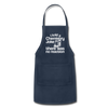 I Told a Chemistry Joke There was No Reacton Science Joke Adjustable Apron - navy