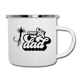 One Fly Dad Fly Fishing Camper Mug