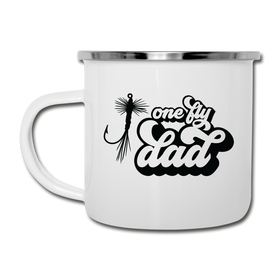 One Fly Dad Fly Fishing Camper Mug