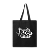 One Fly Dad Fly Fishing Tote Bag - black