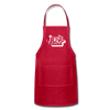 One Fly Dad Fly Fishing Adjustable Apron - red