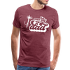 One Fly Dad Fly Fishing Men's Premium T-Shirt - heather burgundy