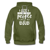 My Favorite People Call Me Dad Father's Day Men’s Premium Hoodie - olive green