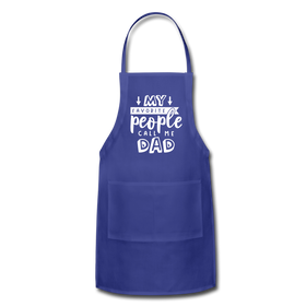 My Favorite People Call Me Dad Father's Day Adjustable Apron