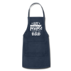 My Favorite People Call Me Dad Father's Day Adjustable Apron - navy