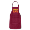 I'm the Dad First I Light the Fire Then I Grill the Things BBQ Adjustable Apron
