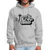 One Fly Dad Fly Fishing Father's Day Men's Hoodie - heather gray