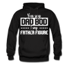 You Say Dad Bod I Say Father Figure Men's Hoodie - black
